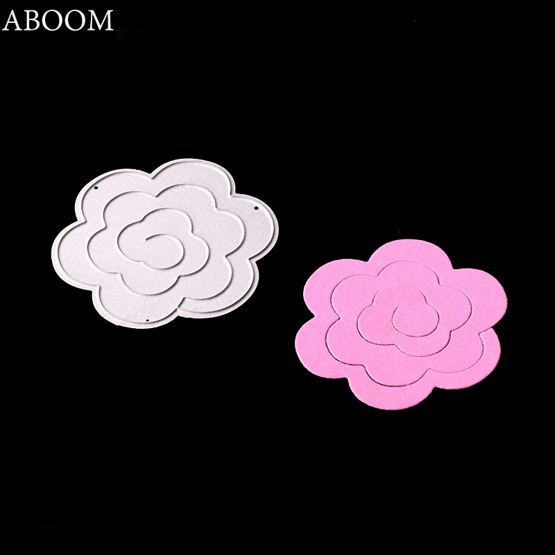 Новинка металлические трафареты ABOOM с розами и цветами для сделай сам