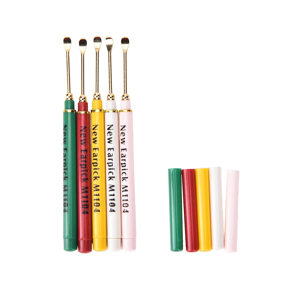 

1PCS Hot Sale Ear Wax Earpick Cleaner Curette Screw Remover Stick Pick Tool Ear Care Random colors