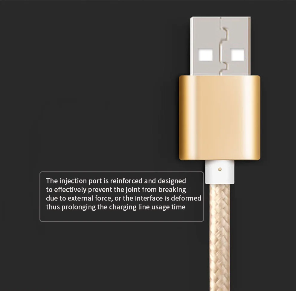 ELFMIC 2.4A кабель для быстрой зарядки Micro-usb-type-C светильник для xiaomi huawei iphone ipad samsung