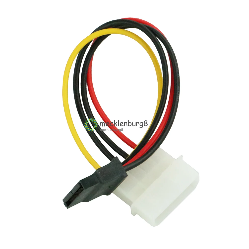 2 шт./лот 4 Pin IDE Molex штекер 15 Pin последовательный ATA SATA жесткий диск адаптер питания