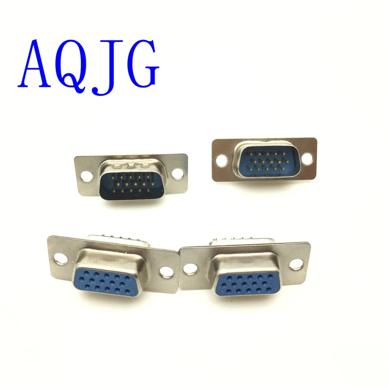 100 шт.+ Vga D15 femalе для DB15Pin D-Sub DB15DB(разъем только