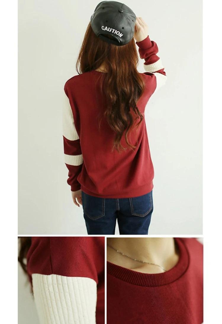 Модная женская красная толстовка с капюшоном и круглым вырезом kpop bigbang топ d lite