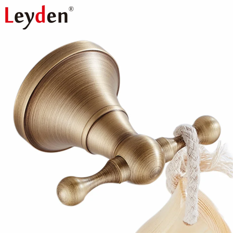 Роскошный крючок Leyden для одежды полотенец халата подвески ванной комнаты