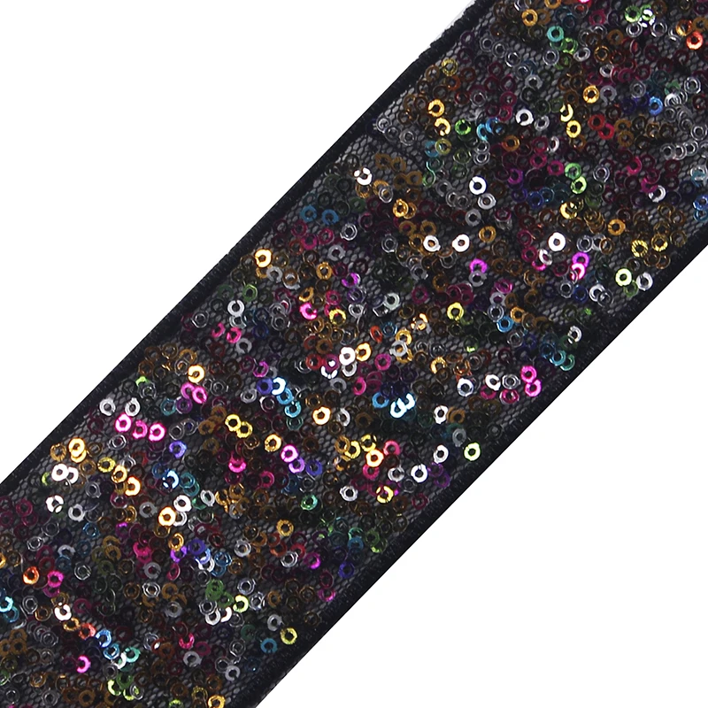 20 ярдов вышивка из бисера аппликация с блестками искусственная отделка для