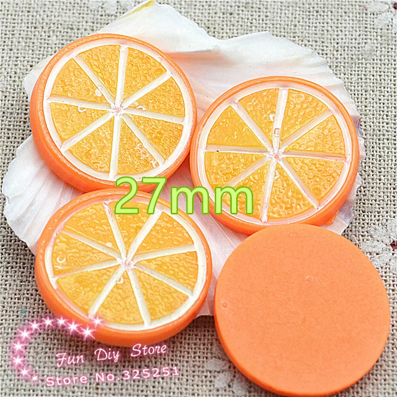 

Оранжевая плоская спина, кабошон для украшения «сделай сам», бант для волос, 50 шт.