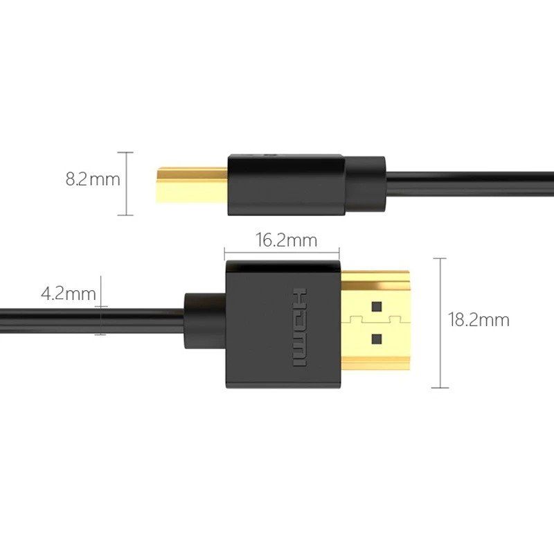 Высокоскоростной hdmi кабель 1 4 в 1080P Male3D HDMI адаптер для Apple tv xbox компьютера 0 5 м 6