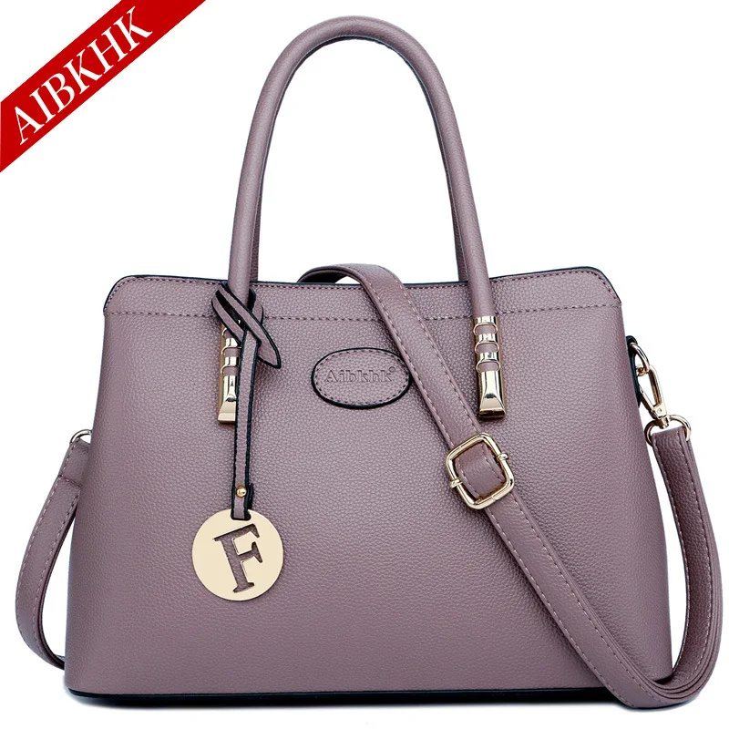 S9192-Purple Роскошные дизайнерские сумки от известного бренда, Сумка с верхней ручкой, сумки через плечо для женщин, модная кожаная сумка-тоут для девушек, ручная сумка - Цвет: S9192-Purple