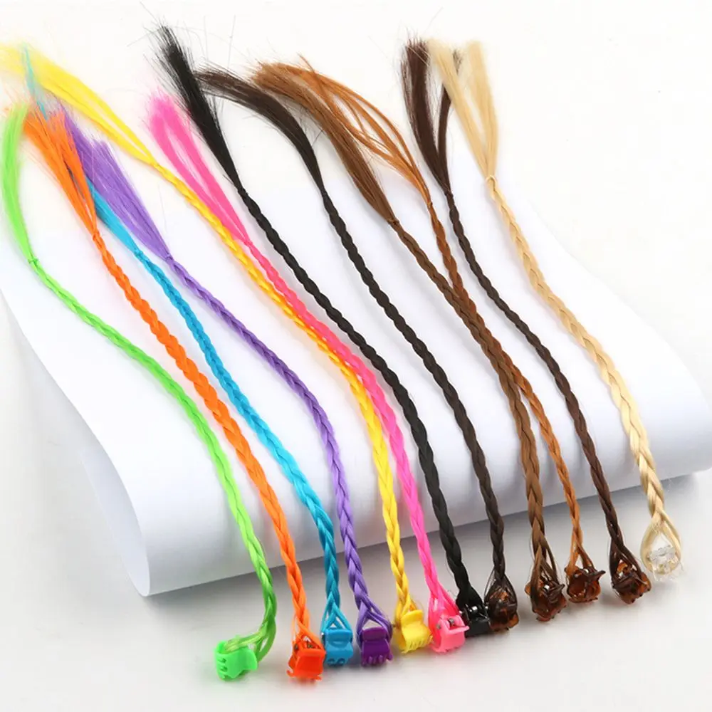 6 pc/set Colorful Wig Hair Rope Women Girls Ponytail Braiders Street Performance Styling Headdress Accessories |