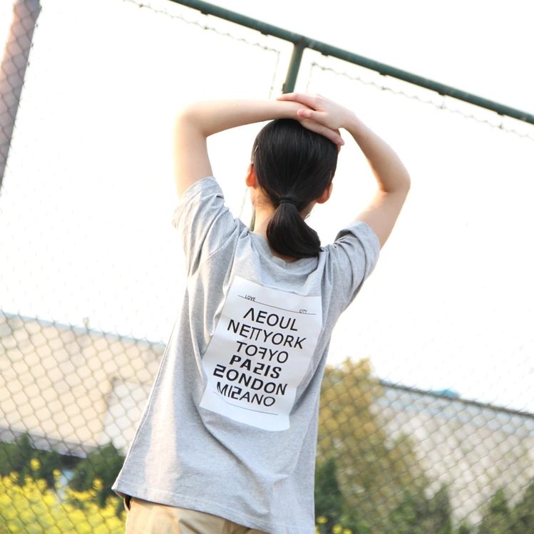 Женская летняя футболка корейский стиль | одежда