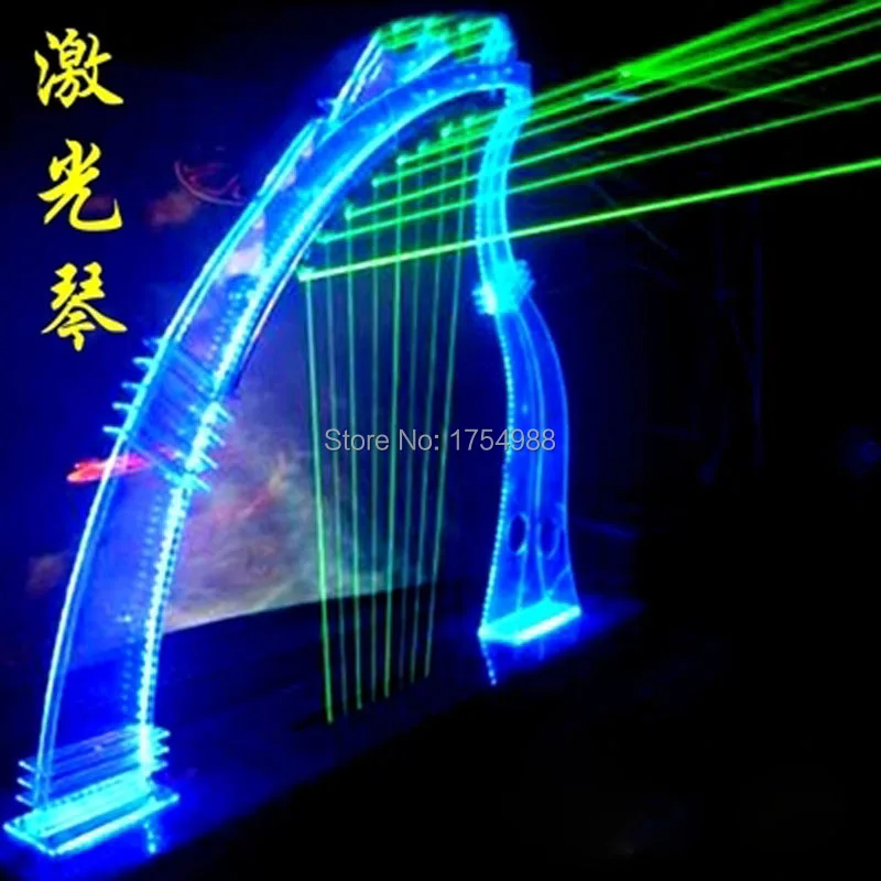 Takagism prop Real life room escape laser harp Играйте в арфу чтобы открыть дверь таинственная арфа