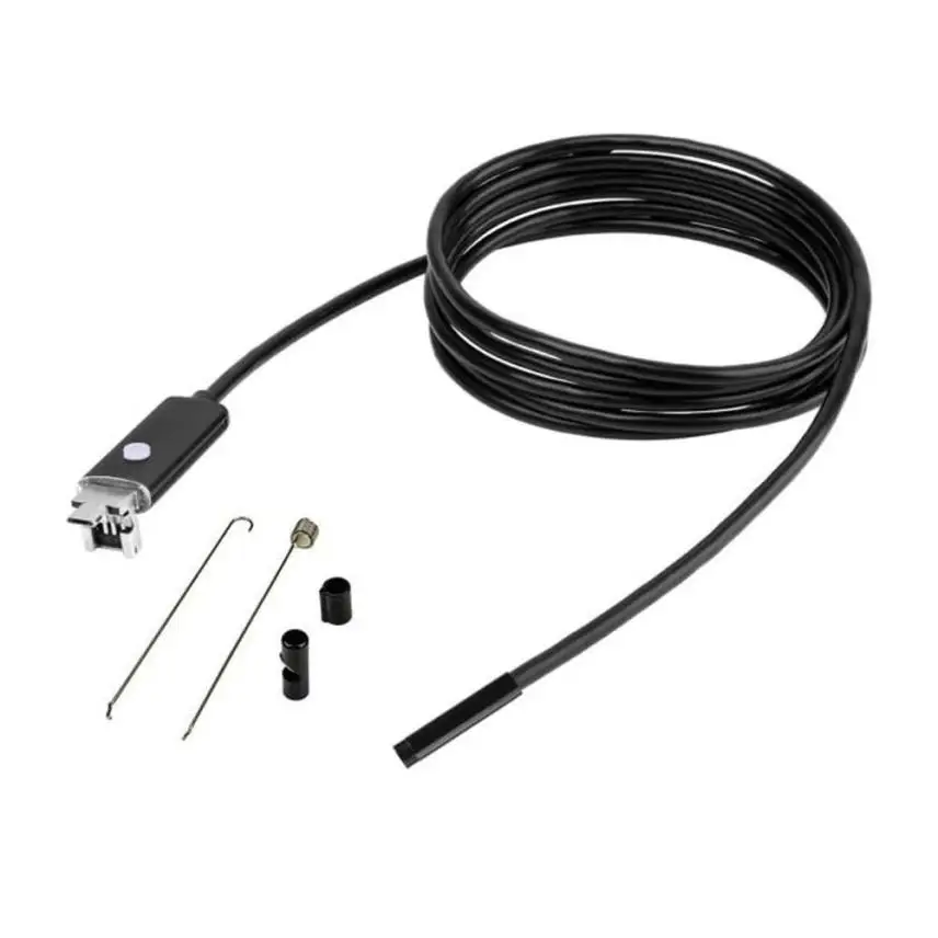 Высокое качество 2018 новые веб камеры 2 в 1 Android USB эндоскоп осмотр 7 мм камера 6