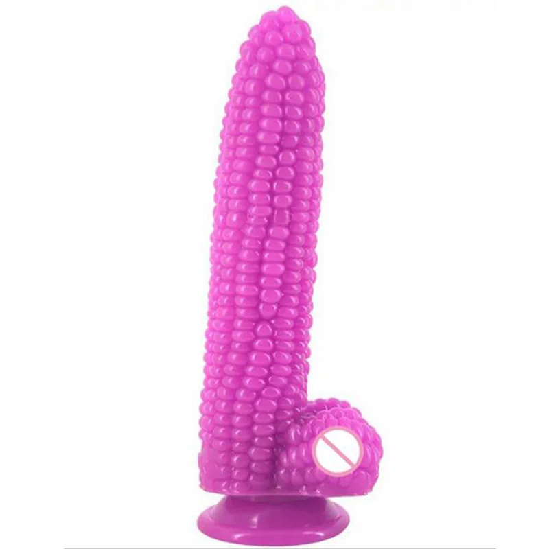 Qise форма кукурузы дизайн фаллоимитатор для женщин Анальная пробка большой