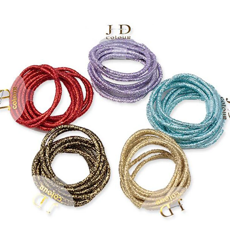 TS 50 шт. высокое качество яркие цвета круглый шар Детские эластичные резинки для