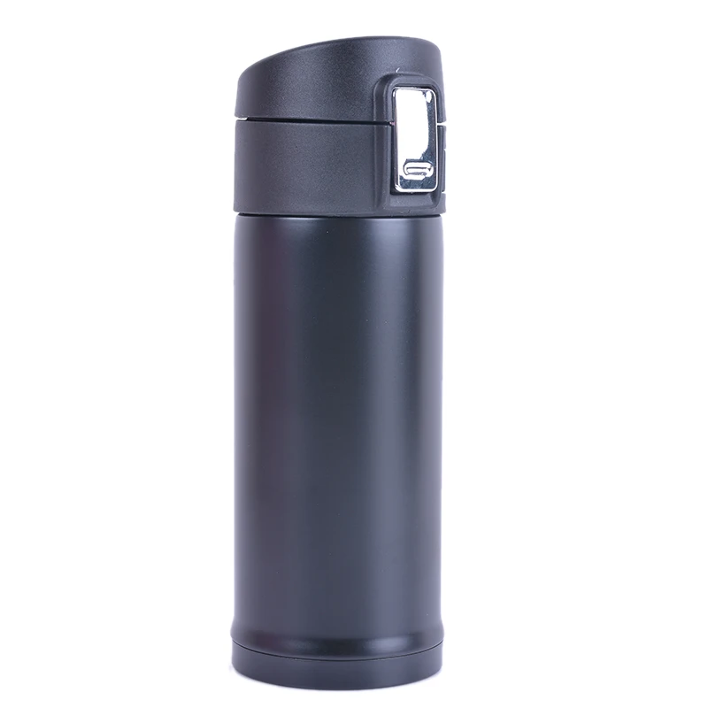 350ml Black Dozzlor 1 шт. портативная дорожная вакуумная колба из нержавеющей стали модная Изолированная кружка вакуумная колба для кофе термальная бутылка для воды - Цвет: 350ml Black