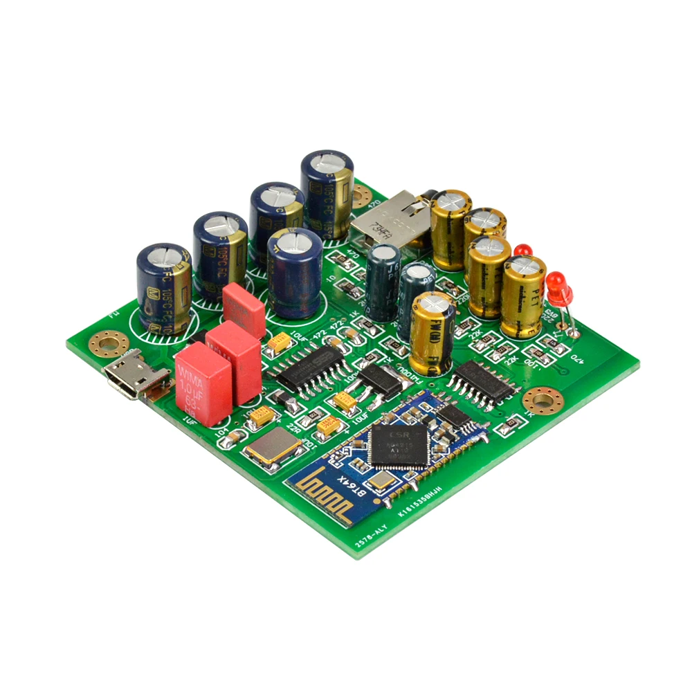 AIYIMA CSR64215 4,2 Bluetooth APTX декодер плата HIFI OP AMP AD823 ES9023 независимое декодирование ЦАП Плата для усилителя DIY