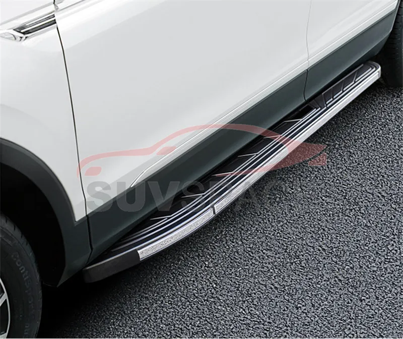 Алюминий пригодный для Volkswagen VW Tiguan L LWB длинной колесной базой шаг в сторону Бег доска Нерф Бар автомобиля аксессуары