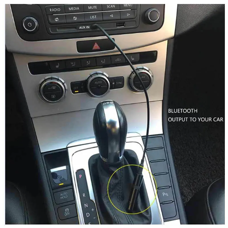 Мини беспроводной автомобильный комплект JINSERTA с Bluetooth приемником 3 5 мм 4 1 AUX
