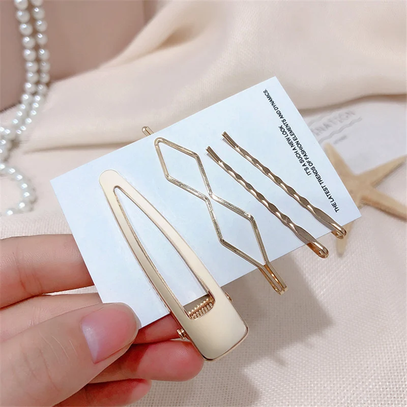 

3pcs / set Metal Hair Clips Women pearl Hairpin Girls Hairpins Pin Bobby Pin Hairpin Hair Accessories Drop ship New Arrival