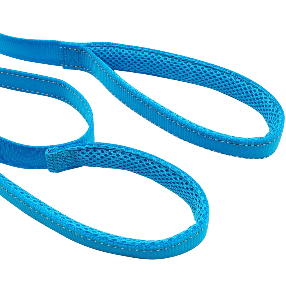 2 ручки нейлоновый поводок для собак светоотражающие поводки двойные