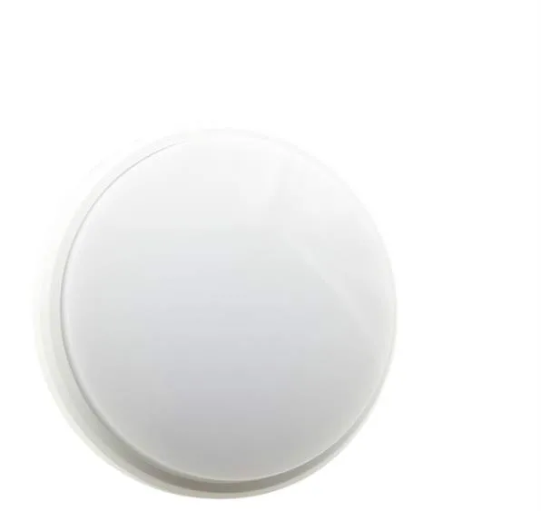 Round White Водонепроницаемый IP54 светодиодный Светильники для крыльца поверхностного монтажа 15 W/18 W 220 V Открытый Применение круглые и овальные Форма Ванная комната лампа перегородки - Испускаемый цвет: Round White