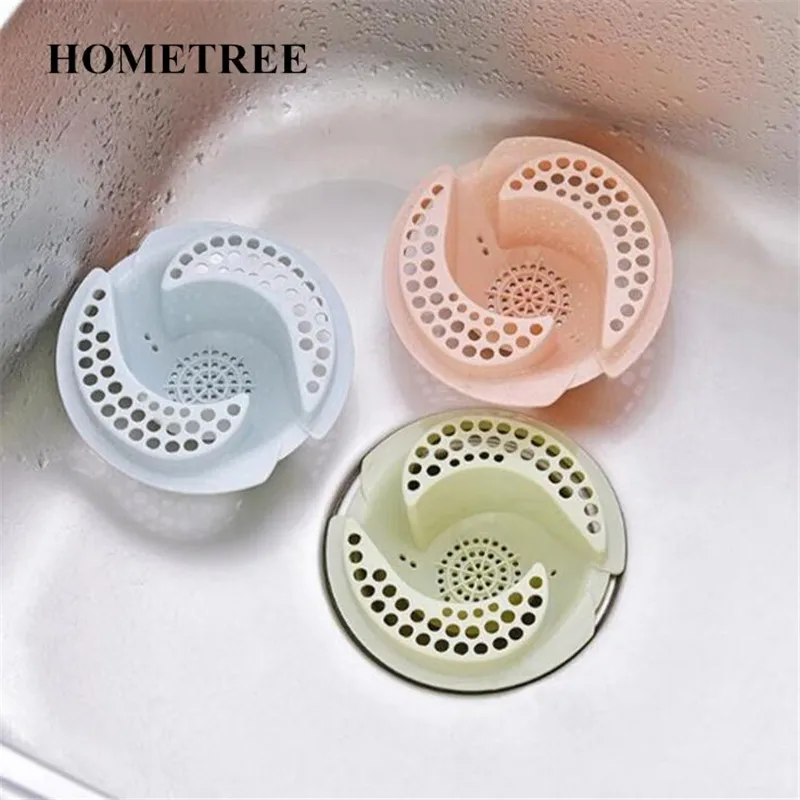 

HOMETREE Creative Kitchen Sink Filter Bathroom Strainers Bathtub Drain Cover Hair Catcher Waste Stopper Prevent Clogging H435