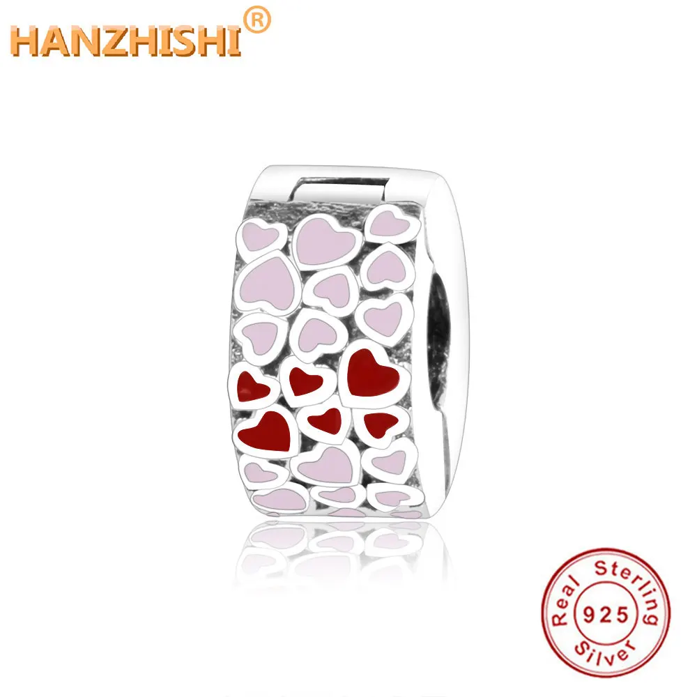 Браслет Pandora Charms бусины из стерлингового серебра 925 подарок на день Святого Валентина DIY ювелирные изделия для женщин Grlfriend Berloque - Цвет: PP0895