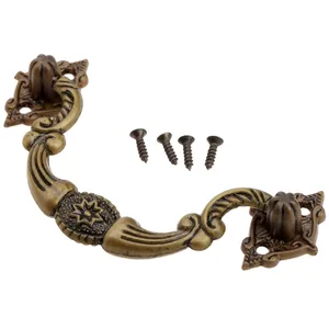 Античные мебельные ручки для шкафа и ручек в стиле ретро, 85x45 мм, 2 шт.