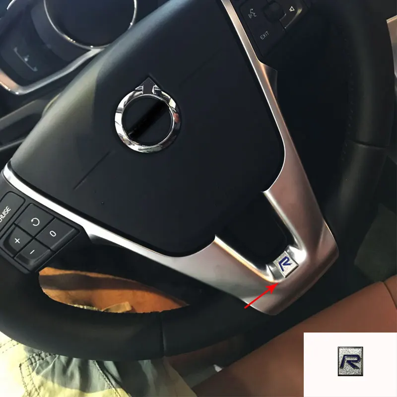 1 шт. для VOLVO V40 V50 V60 S60 XC60 V70 XC70 S80 автомобильный Стайлинг интерьерный сплав руль