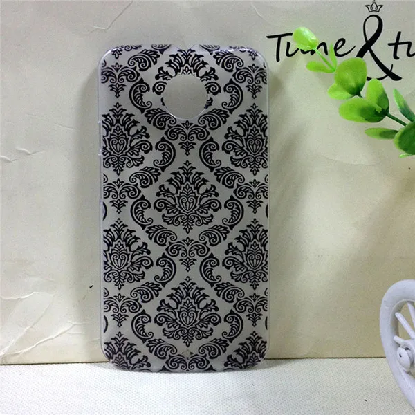 Vintage Paisley Flower Hard Floral Plastic Cases Cover For Motorola Moto X+1 / X2 X (2nd Gen.) (2014) XT1097 |
