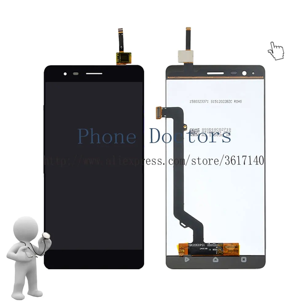 5 ''Новый сенсорный экран дигитайзер стекло + ЖК дисплей в сборе для Lenovo K5 Note A7020
