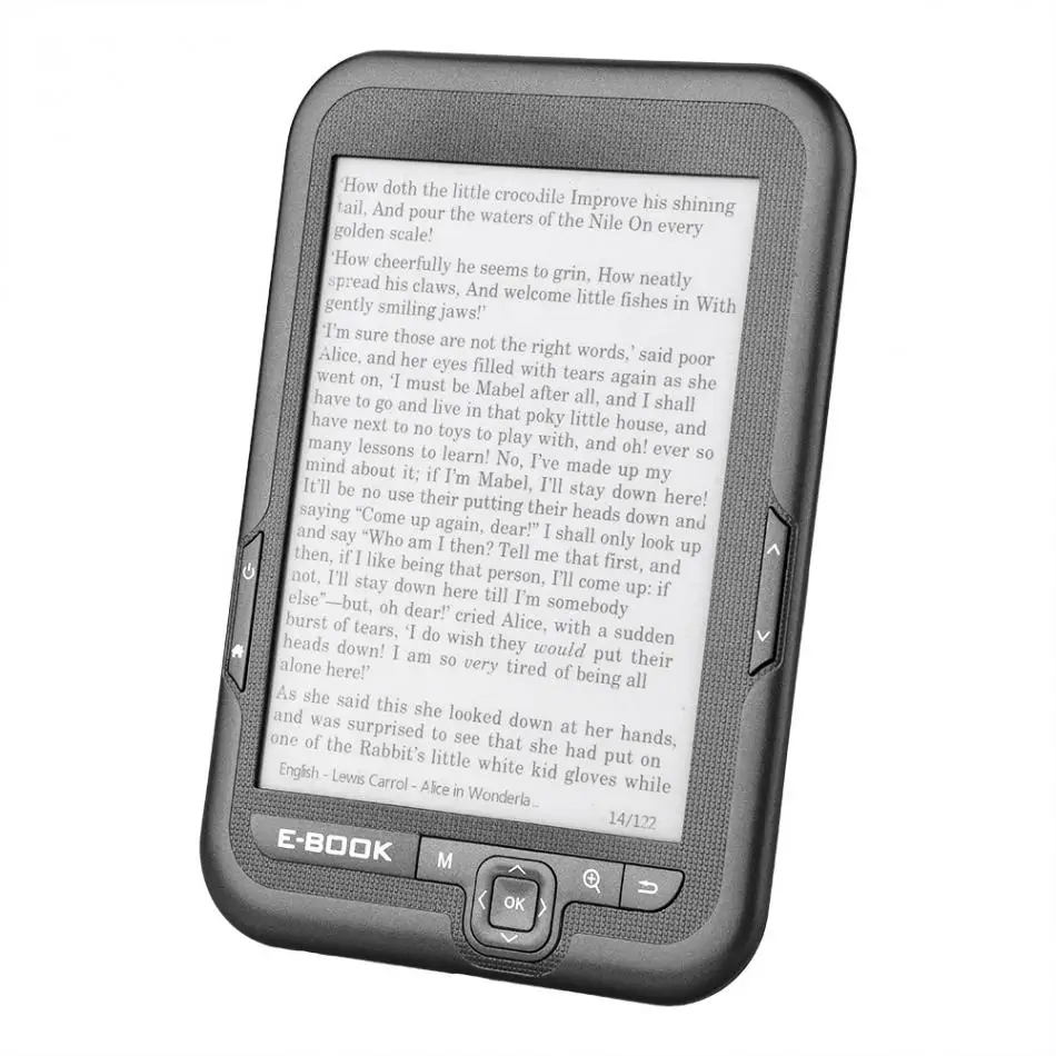 Электронная книга Портативный E-Бумага E-ink 6 дюймов чтения электронных книг из устройства для чтения электронных книг Бумага белый поддержка 29 языков считыватель 4G/8G/16G