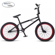 Wolf's fang, 20 дюймов, BMX, стальная рама, производительность, велосипед, фиолетовый/красный, шина, велосипед для шоу, трюк, Акробатический велосипед, задний, модный уличный велосипед