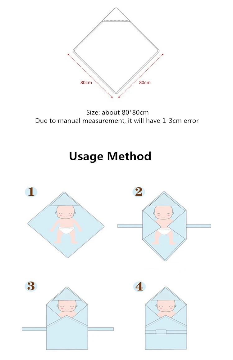 Хлопковое Креповое детское Пеленальное Одеяло 2 слоя для младенцев обертывание