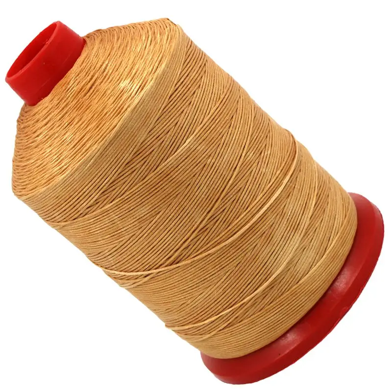 Aoyi плоская восковая нить 1 мм для ручного шитья кожи, плетения и воскования, сильная, стойкая к износу, хороший эффект.