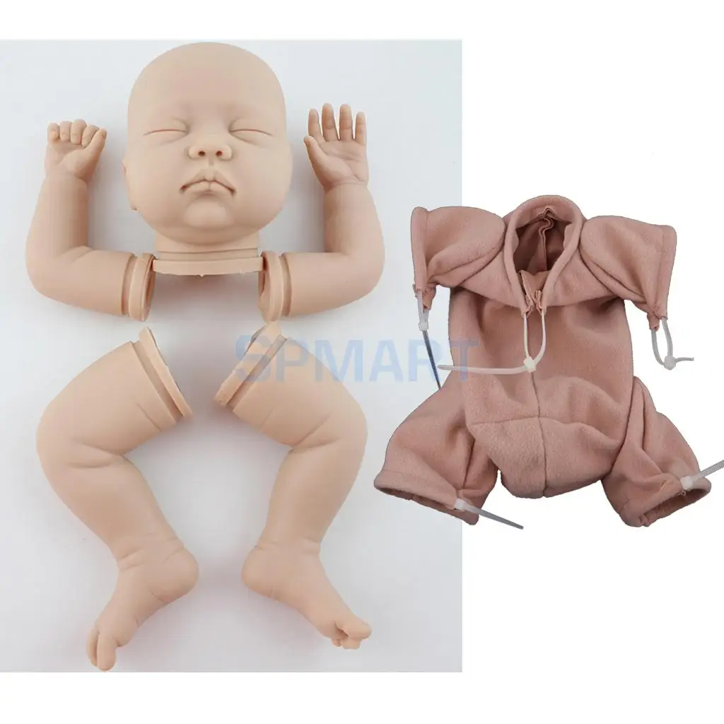 Как настоящие на ощупь силиконовые 22 дюймов Reborn комплект проснулся Baby Doll пустой