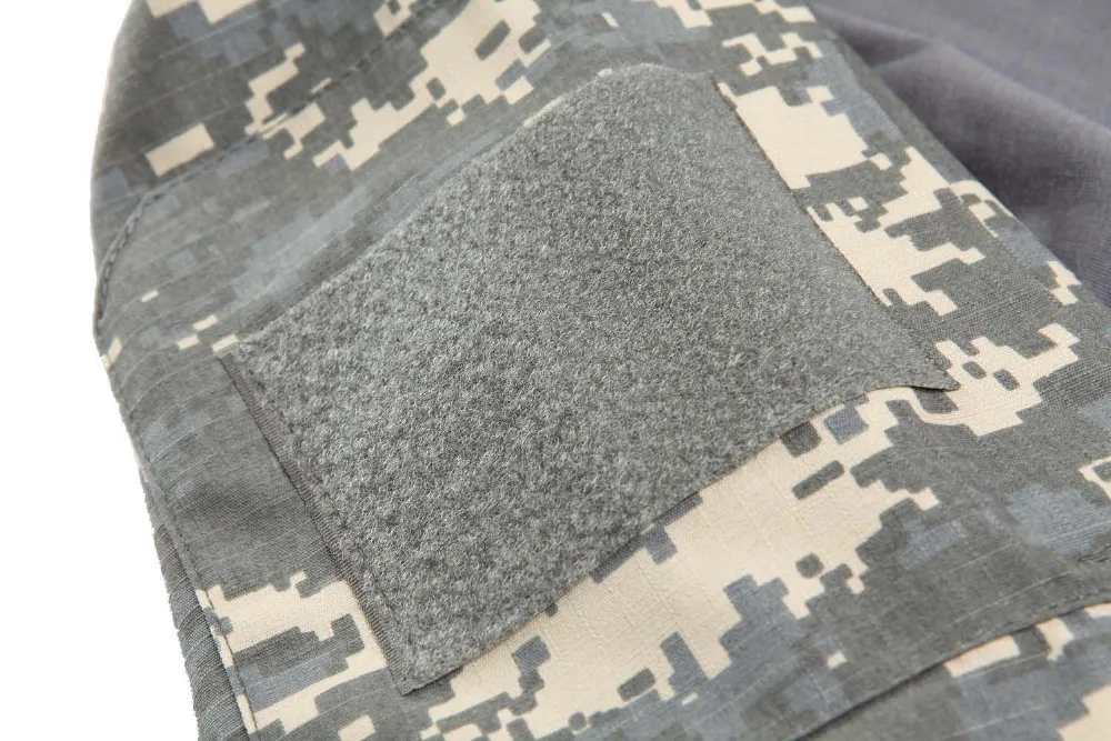 Армейская тактическая Боевая форма GEN3 камуфляжная короткая Облегающая рубашка с