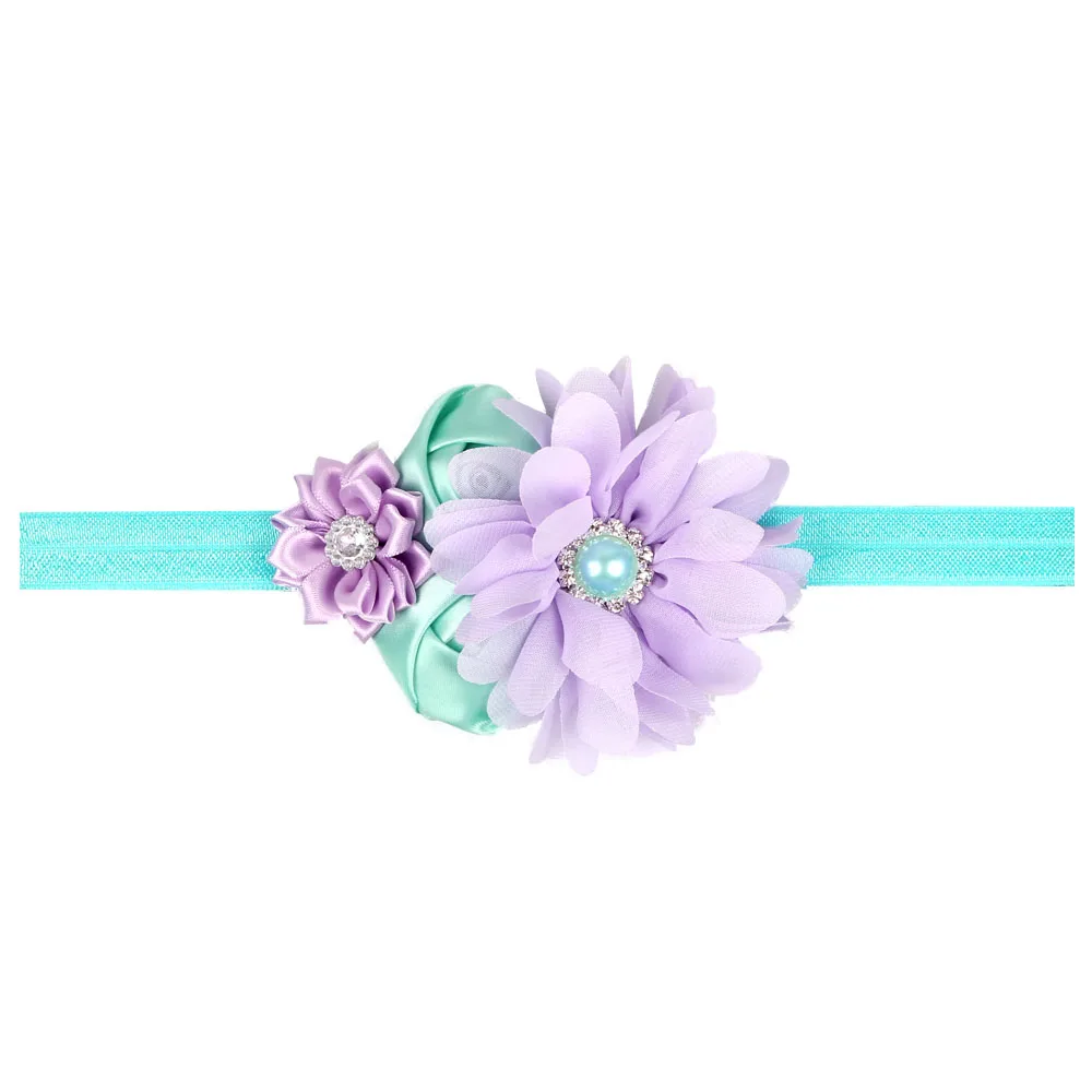 JRFSD A New Cute Headband Newborn Flower Hair Bands Kids Crown Accessories for Girls H007 | Детская одежда и обувь