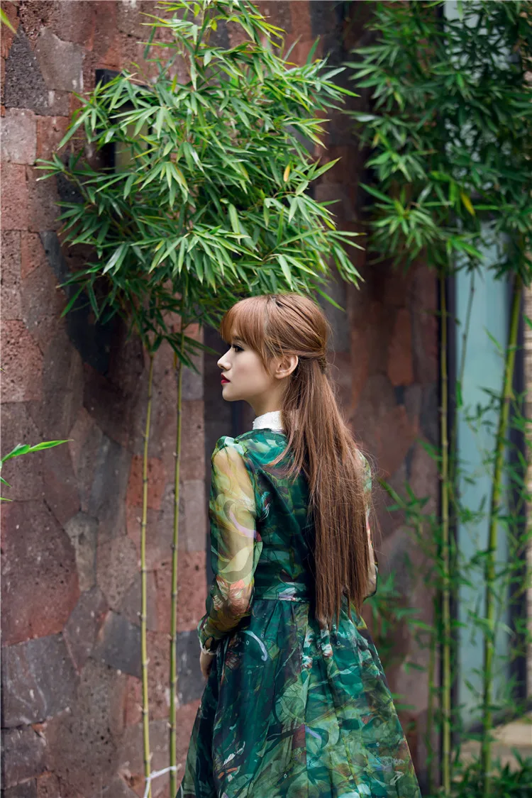 

Free shipping 2016 spring women clothing vestido long-sleeve slik lace dress cute vintage dress women