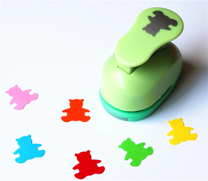 1 дюйм медведь дизайн eva пена дыроколы для бумаги Скрапбукинг резак Дырокол крафт