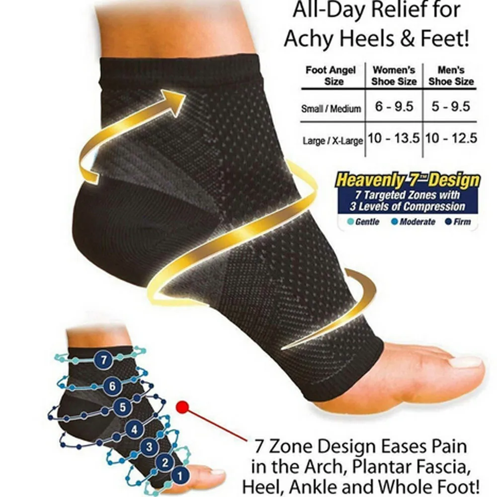 Компрессионные носки Miracle для ног против усталости унисекс женщин и мужчин