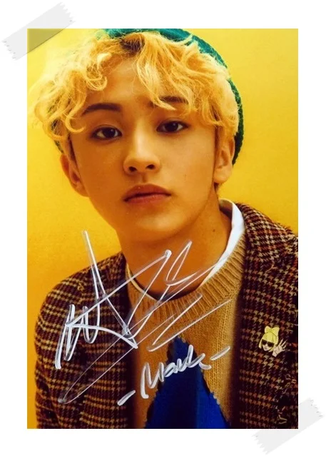 NCT Dream MARK фото с автографом 6 дюймов Коллекция 02
