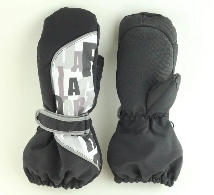 Рождество Зимние теплые детские перчатки для мальчиков и девочек лыжные уличные