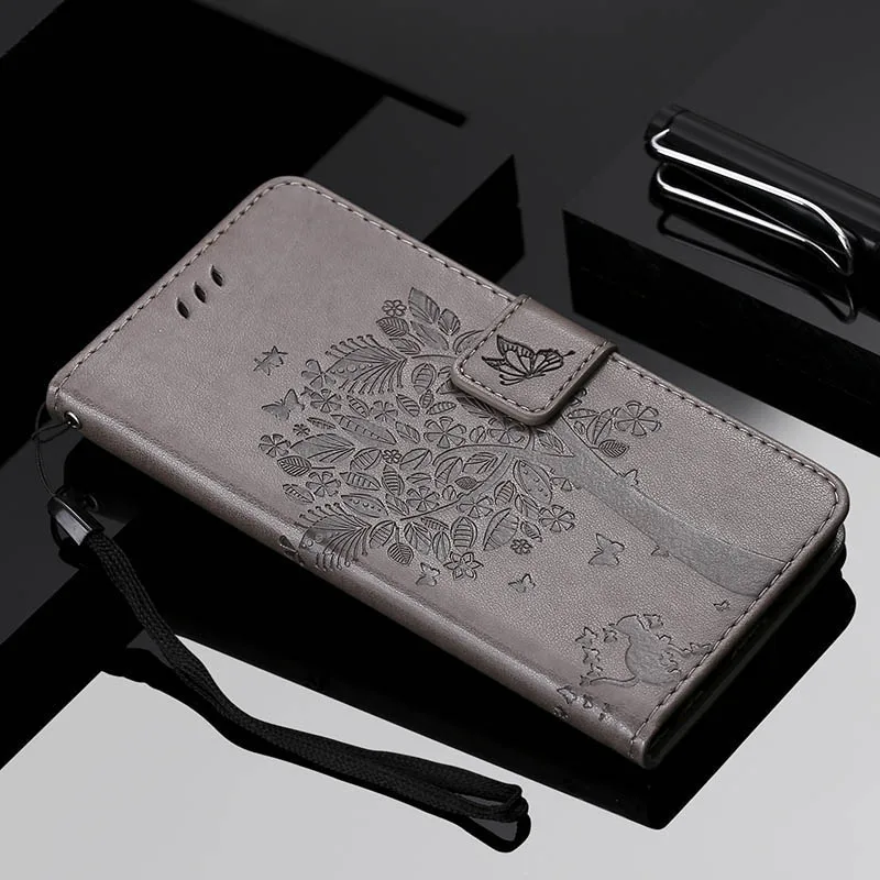 gray mao SophiaLong чехол для Xiaomi Redmi Note 7 8 T Кожаный чехол для Coque Xiomi Redmi Note 8 Pro 8 T 8A чехол для телефона s откидная крышка - Цвет: gray mao