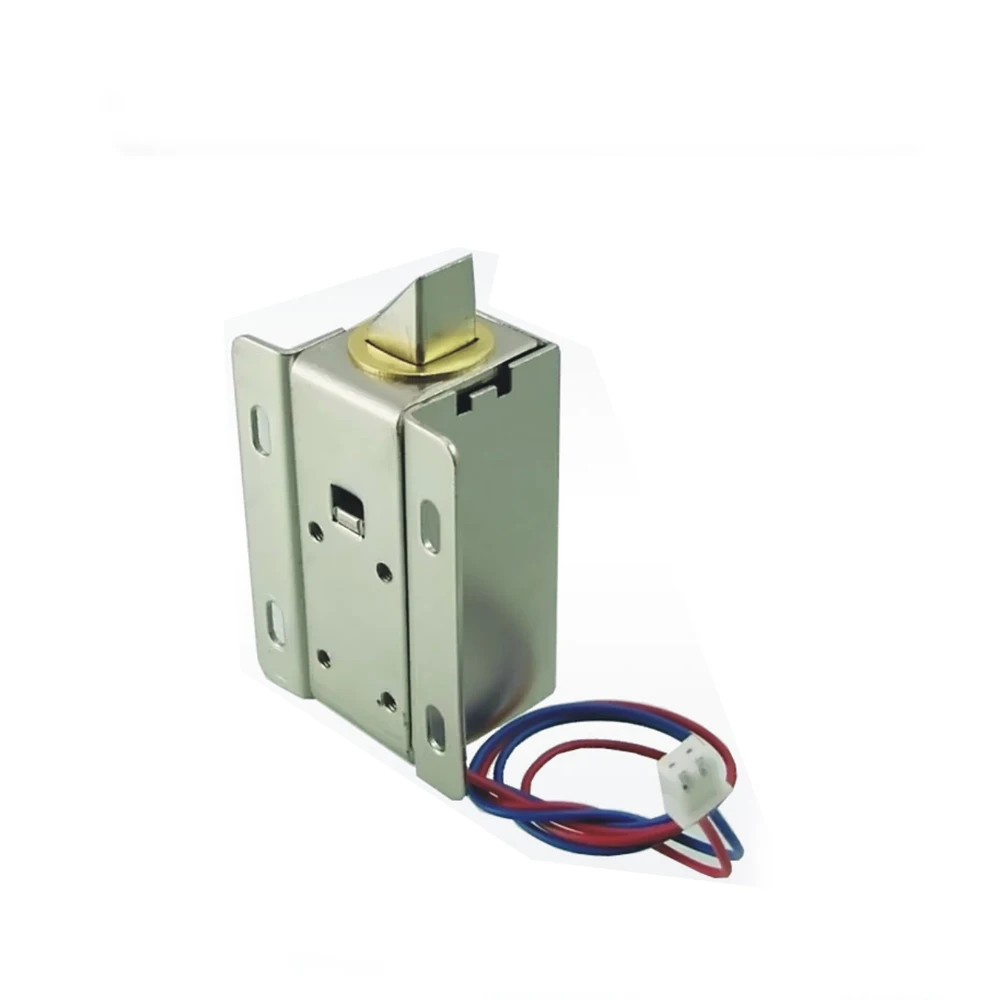 Маленький электромагнитный замок для шкафов хранения электронный мини с болтом