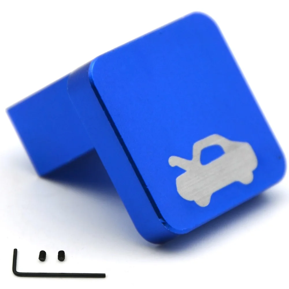 Blue Рукоятка защелки капота автомобиля Ремонтный комплект для Honda Civic 1996-2005 CRV 1997-2006 элемент 2003-2011 черный/красный/синий/серебристый - Название цвета: Blue