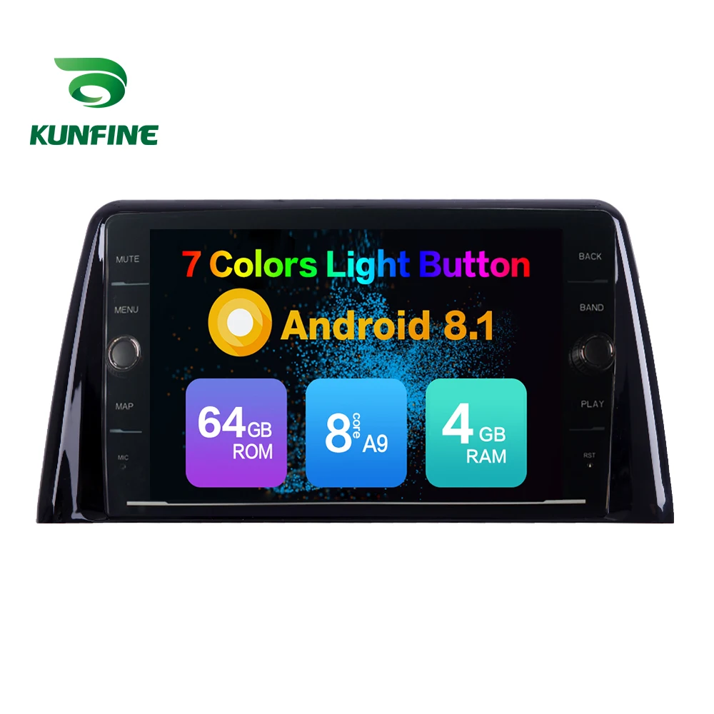 Восьмиядерный 4 Гб ОЗУ 64 ПЗУ Android 8 1 автомобильный DVD GPS плеер Deckless стерео для KIA KX7