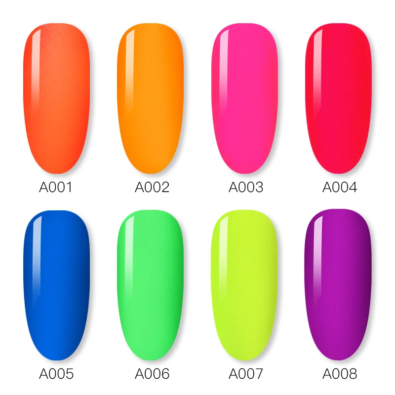 Коробка с четырьмя лилиями 8 цветов флуоресцентный градиентный блеск для ногтей