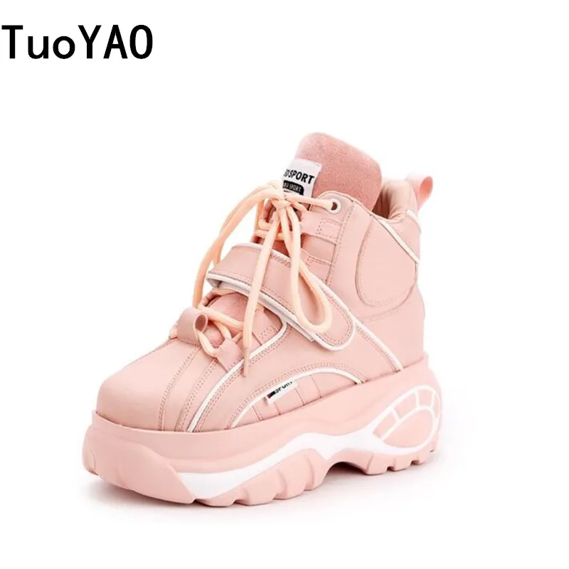 Fashion Casual Women Shoes Autumn Thick bottom High Platform Ankle Boots Comfortable Soft White Sneakers Winter Boots Woman