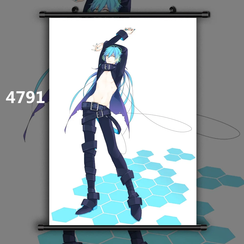 4791 Драматическое убийца серагаки Aoba Noiz Koujaku Аниме Манга настенный плакат прокрутки - Цвет: 4791