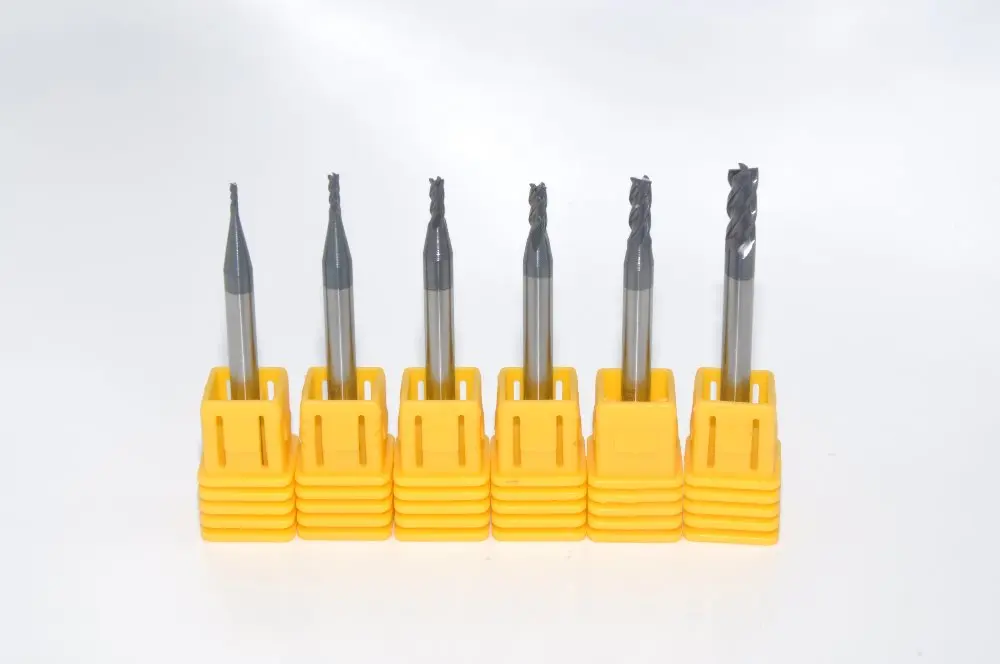 Upgd 4F-1*4*3*50 HRC45 конечные карбида мельницы карбид площадь Flatted концевых фрез 4 флейты